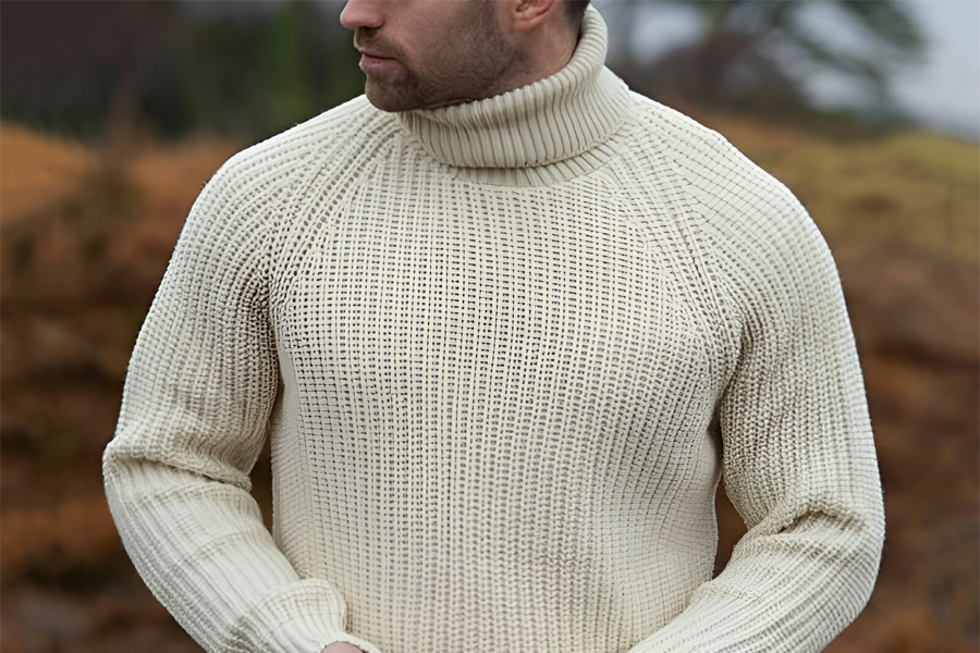 Men's Casual Knit Turtleneck