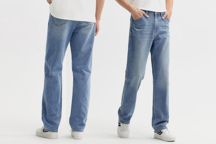 Classic Washed Jeans for Everyday Wear